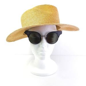 Bottega Veneta Round Cat Eye Ruthenium Grey Nwt